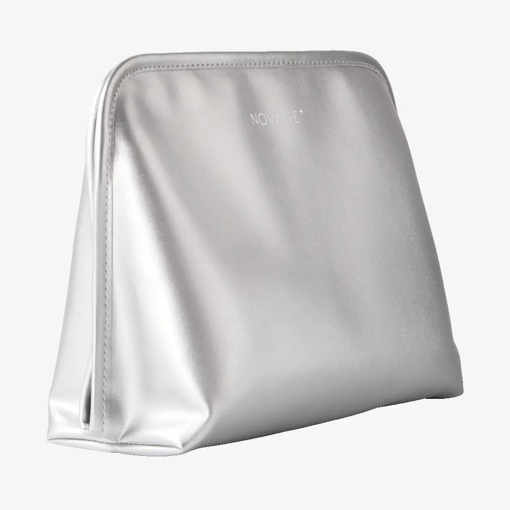 Novage+ Silver Cosmetic Bag