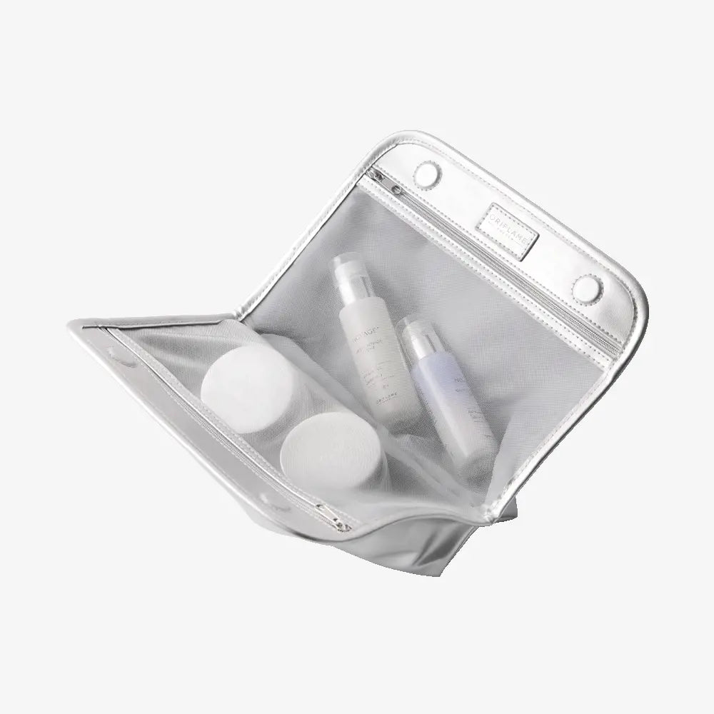 Novage+ Silver Cosmetic Bag